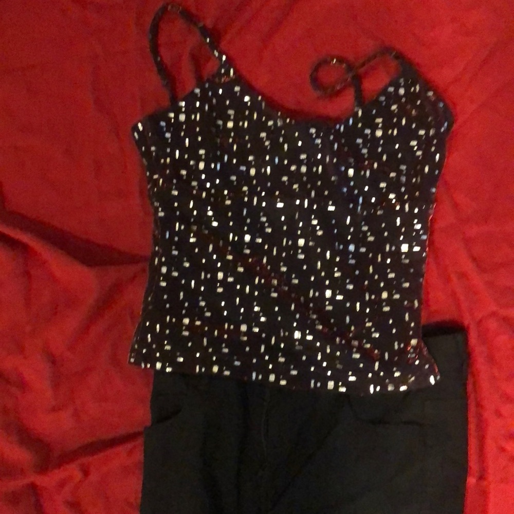 FormulaX Shining Camy Blk/Red sheen